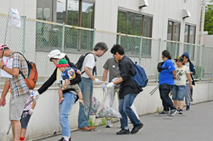 清扫活动的情景